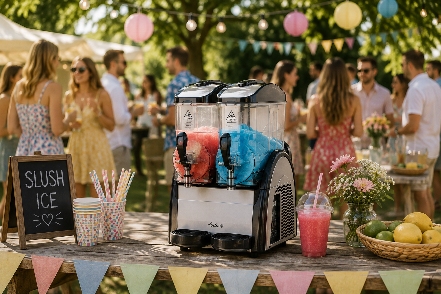 Slush ice maskine udlejning
